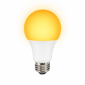 TCP TURTLEA19 - A19 Turtle LED Lamp - Amber 590nm - Sea Turtle Friendly