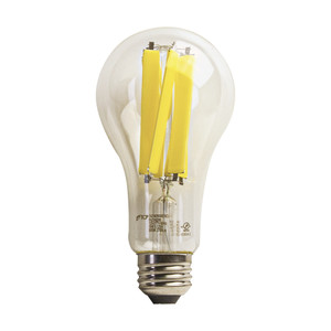 TCP FA21N20030E26CL - A21 High Lumen LED Filament Lamp - 2900K - Wet Rated