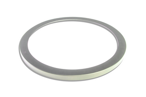 TCP FMR09NIC - 9" LED Flush Mount Trim Ring - Satin Nickel - Magnetic Accessory