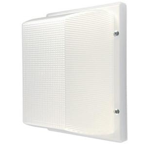 Basic Small Rectangle Frost Outdoor Wall Light with E26 Socket 