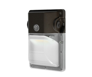 Exterior Mini LED Wall Pack - 30K/40K/50K - Dusk to Dawn Daylight Sensor