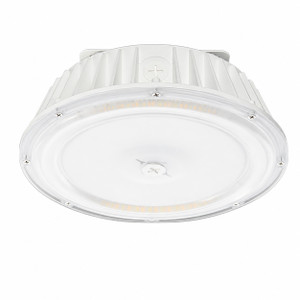 90W White Round LED Canopy Light Fixture - 3000K/4000K/5000K - Commercial Grade 