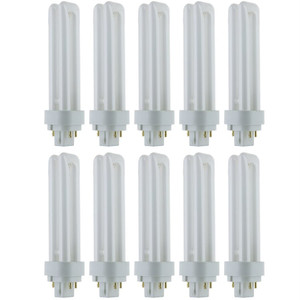 Sunlite 40548-SU - 18W PLD Quad-Tube CFL - 5000K Super White 