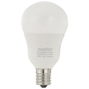 Sunlite 80337-SU - 6W LED A15 Bulb - 4000K - Dimmable E17 Base