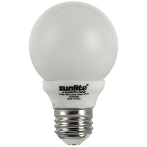 Sunlite 80204-SU - A19 5W Blinker LED Bulb - 3000K Warm White - E26 Base