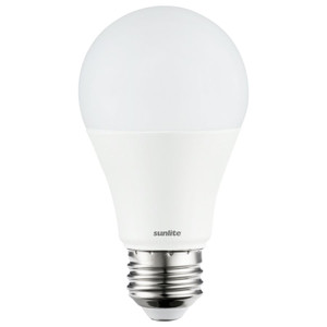 Sunlite 80682-SU - A19 LED Bulb - 3000K Warm White - 9W 800lm 3-Pack