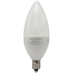 Sunlite 80796-SU - LED B11 Chandelier Bulb - 2700K - 4.5W Dimmable