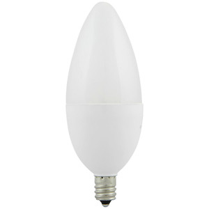 Sunlite 80406-SU - LED B11 Chandelier Bulb - 2700K Soft White - Dimmable E12