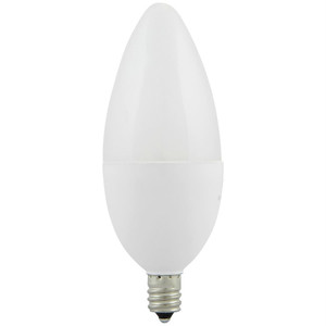 Sunlite 80406-SU - LED B11 Chandelier Bulb - 2700K Soft White - Dimmable E12 