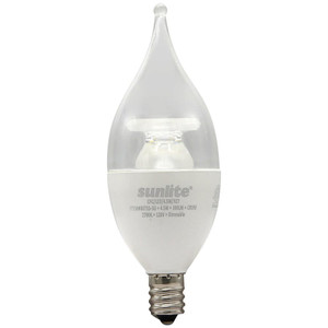 Sunlite 80755-SU - LED CA11 Chandelier Bulb - 2700K - E12 Dimmable 