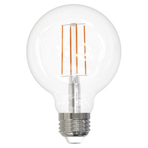 Sunlite 81229-SU - G25 LED Long Filament Bulb - 2200K Amber - Dimmable E26 