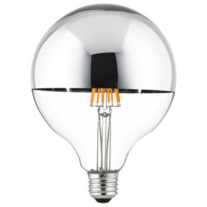 Sunlite 41605-SU - G40 LED Silverbowl Bulb - 2700K - 7W 3-Pack - Dimmable