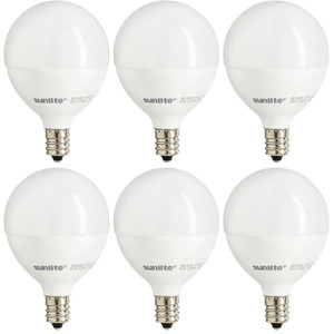Sunlite 40306-SU - G16.5 LED Globe Bulb - 2700K Warm White - 7W Dimmable