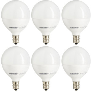 Sunlite 40306-SU - 7W G16.5 Frosted LED Globe Bulb - 2700K