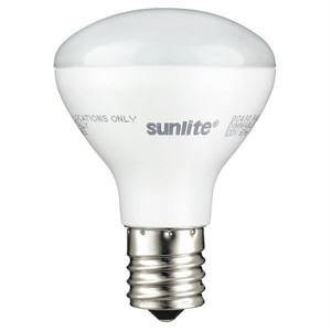 Sunlite 80430-SU - 4W R14 LED Bulb - 2700K Warm White - Dimmable E17 Base 