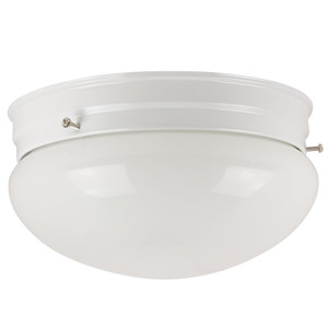 Sunlite 04490-SU - 6-Inch White Ceiling Fixture - E26 Base - 60W Max 