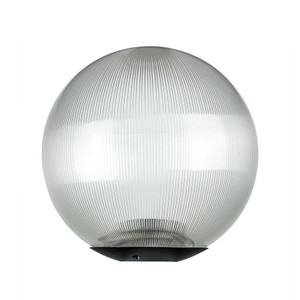 Sunlite 41321-SU - 12" Black Globe Post Mount Fixture - E26 Medium Base