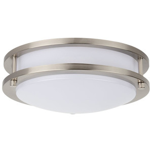 Sunlite 88489-SU - 10" Double Band Decorative Fixture - Selectable CCT - Dimmable 