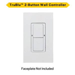 Halco 25426 - TruBlu Bluetooth Mesh 2-Button Wall Controller - 120-277V 