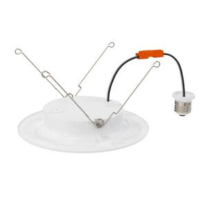 Halco 89233 - 6in LED Retrofit Slim Downlight - CCT Selectable - 10W Baffle 