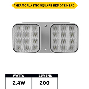 Halco 98054 - Remote Head Double Square White - 2.4W LED - 200lm 