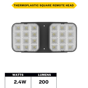 Halco 98062 - Remote Head Double Square LED - 2.4W - Damp Rated