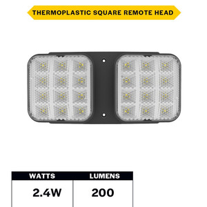 Halco 98062 - Remote Head Double Square LED - 2.4W - Damp Rated 