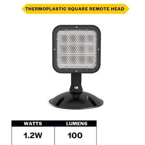 Halco 98065 - Outdoor Square Remote LED Head - 1W - Wet Rated