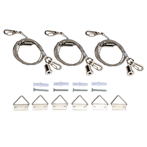 Topaz F-L24/CABLE/BL-87 - 4ft Suspended Mount Cable Kit - For 2x4 Flat Panel