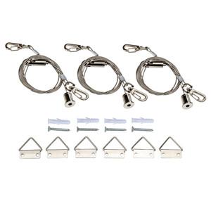 Topaz F-L24/CABLE/BL-87 - 4ft Suspended Mount Cable Kit - For 2x4 Flat Panel 