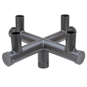 Topaz BH4/90D/BZ-96 - 4-Fixture 90 deg Cross Bullhorn - Bronze - Fits 2 3/8in Tenon 