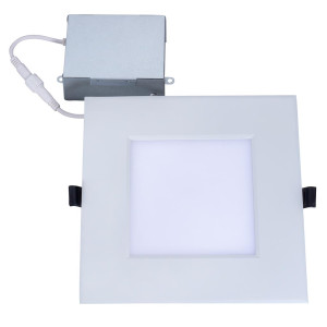 Topaz RDL/6SQ/15/5CTS-46 - 6in Canless Downlight - CCT Selectable - 15W, IC Rated 