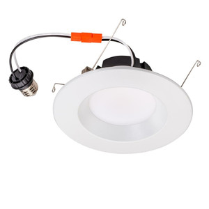 Topaz RTL/600WH/9W/CTS - LED Retrofit Downlight 6in - CCT Selectable - IC Rated 