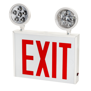 Topaz ESC/LED/RW/2H-NYC - LED White Steel Emergency Exit Unit - 90-Min Battery Backup
