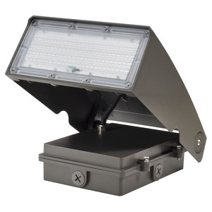 Topaz WPA-75W-PCTS-BZ-PC - Adjustable LED Wallpack - CCT Selectable - Power Selectable 75W 