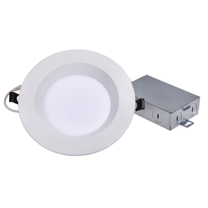 Topaz DLD6S-10CS - 6in Slim Deep Smooth Regress Downlight - CCT Selectable - 10W