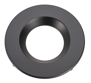 Topaz DLD8S-TRIM-BL - 8in Black Smooth Trim for DLD Slim Deep - Smooth Reflector