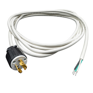 Topaz CSL715-12-WH - 12ft White Cord w/ NEMA L7-15 Twist Lock - CCT Selectable 