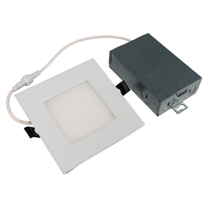 Topaz RDL6-SQ-9W-CS - 6in Canless Downlight - CCT Selectable - IC Rated