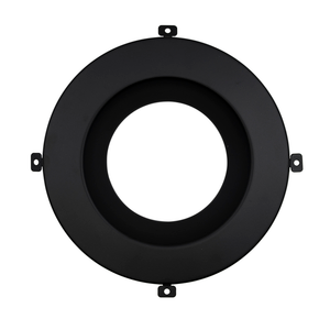 Topaz CDL8-TRIM-MB-S - 8in Matte Black Smooth Trim - For CDL Integrated Driver