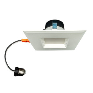 Topaz RTL4-SQ-7W-CS-WH - 4in LED Retrofit Square Downlight - CCT Selectable - 6.5W 