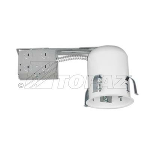 Topaz RH4/RLV-28 - 4in Remodel Low-Volt Can - 12V GU5.3 Socket - Not IC Rated