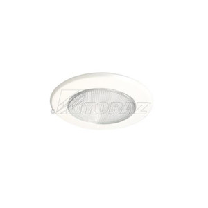 Topaz RT509WH/FL-28 - 5in Fresnel Shower Trim - Wet Rated - Flat White Ring 