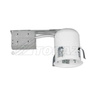 Topaz RH4/R/AT-28 - 4in Remodel Can - Non-IC - E26 Socket - Damp Rated 