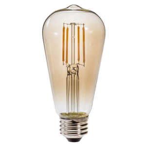 Topaz LS19/5/822/ANTQ-61 - LED ST19 Amber Filament - 2200K - 5.5W E26 Dimmable