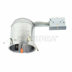 Topaz RH6/R/IC/AT-28 - 6in Remodel Can Light - IC Rated - E26 Trim Connects 