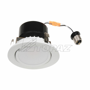 Topaz RTL/447WH/90/D-28 - 4in Retrofit Gimbal Downlight - 4000K - CRI 90