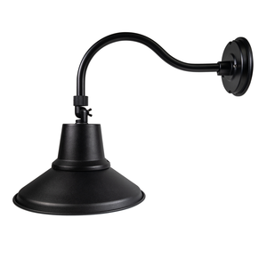 Topaz GNL-25PCS-BK - Gooseneck Wall Mount - CCT Selectable - 25W Wet-Rated