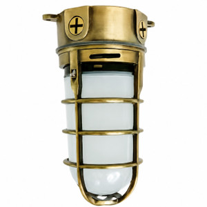 Topaz L17VP06AB - Antique Bronze LED Vaportight Ceiling Mount - 4000K 