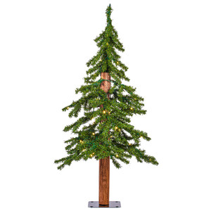 Vickerman A805141LEDCC - 4 ft Natural Alpine Prelit Color Changing LED Christmas Tree